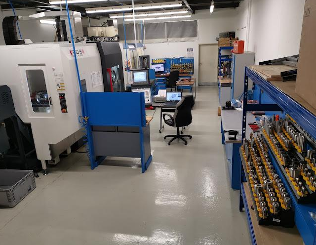 CNC machining production equipment at OSM