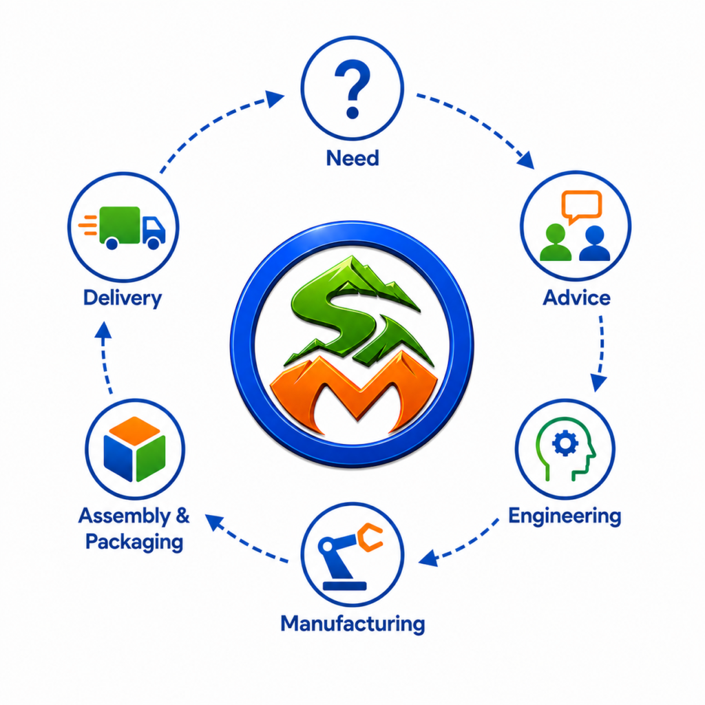 CNC machining production workflow from drawing review to final inspection