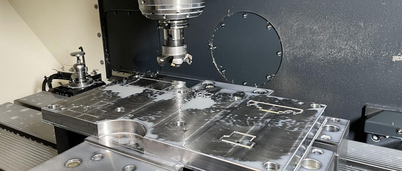Precision CNC milling of custom metal parts