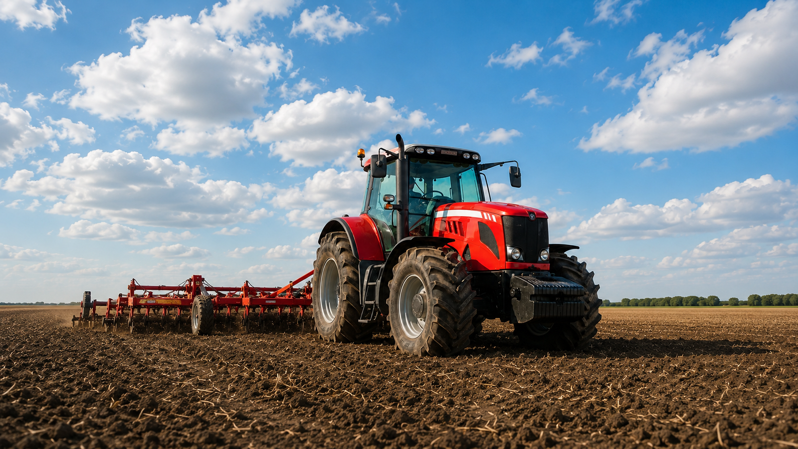 Machined components for agricultural machinery