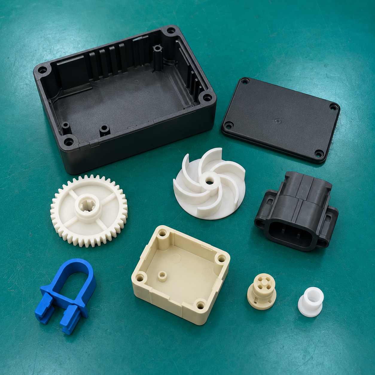 Custom injection molded plastic parts