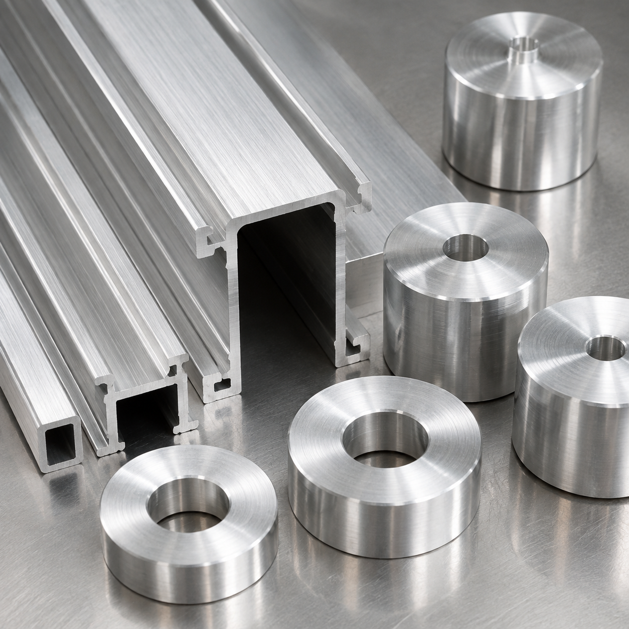 Aluminum materials for CNC machining