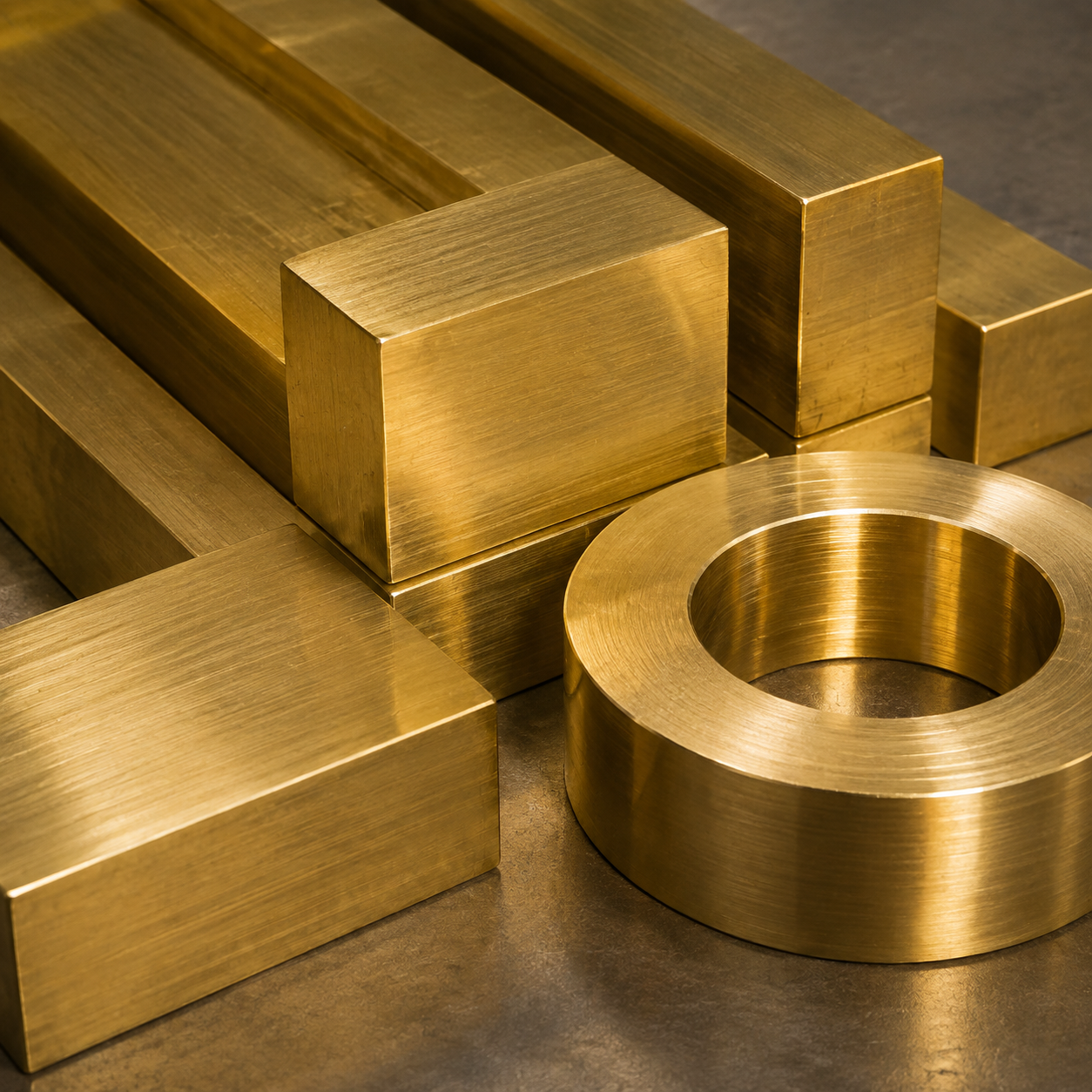 Brass materials for CNC machining
