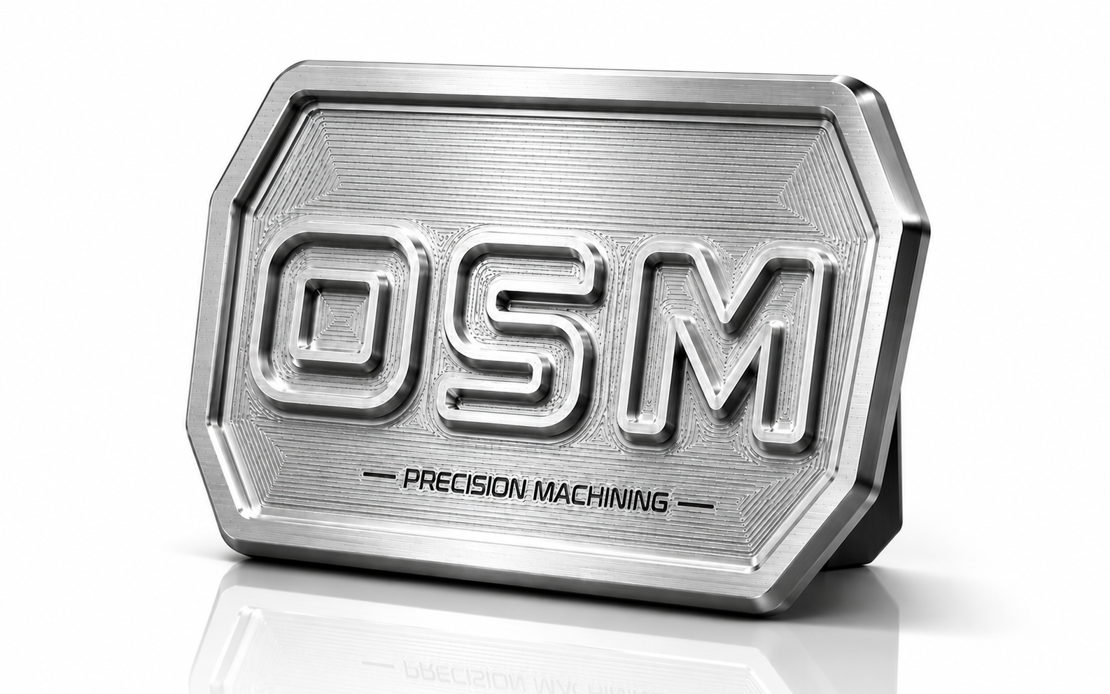 As-machined CNC metal parts