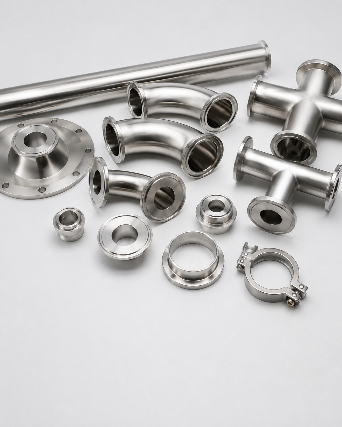 CNC components for industrial vacuum systems