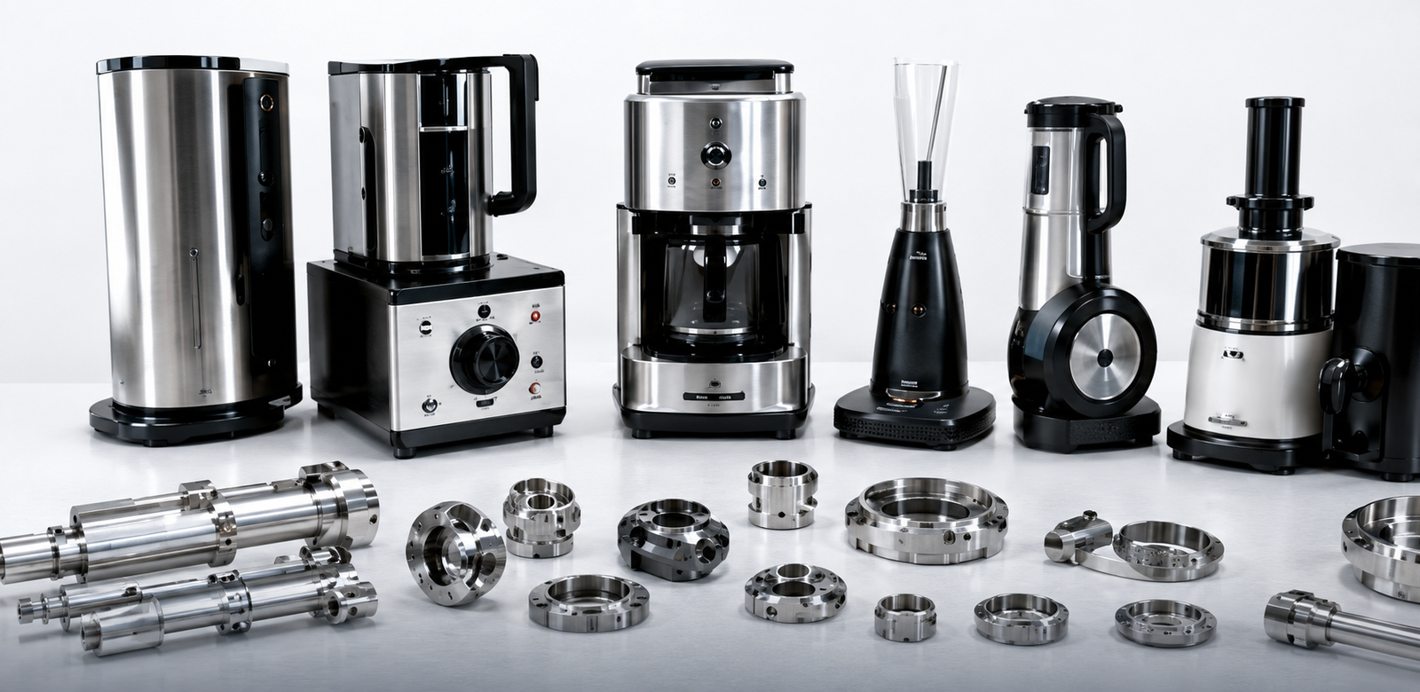 Machined components for consumer products