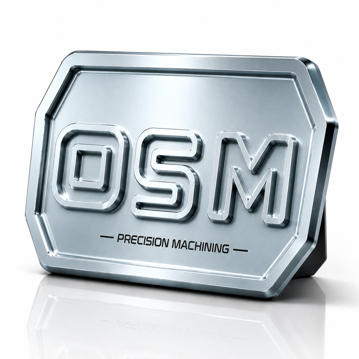 Electroplated finish on a precision metal component