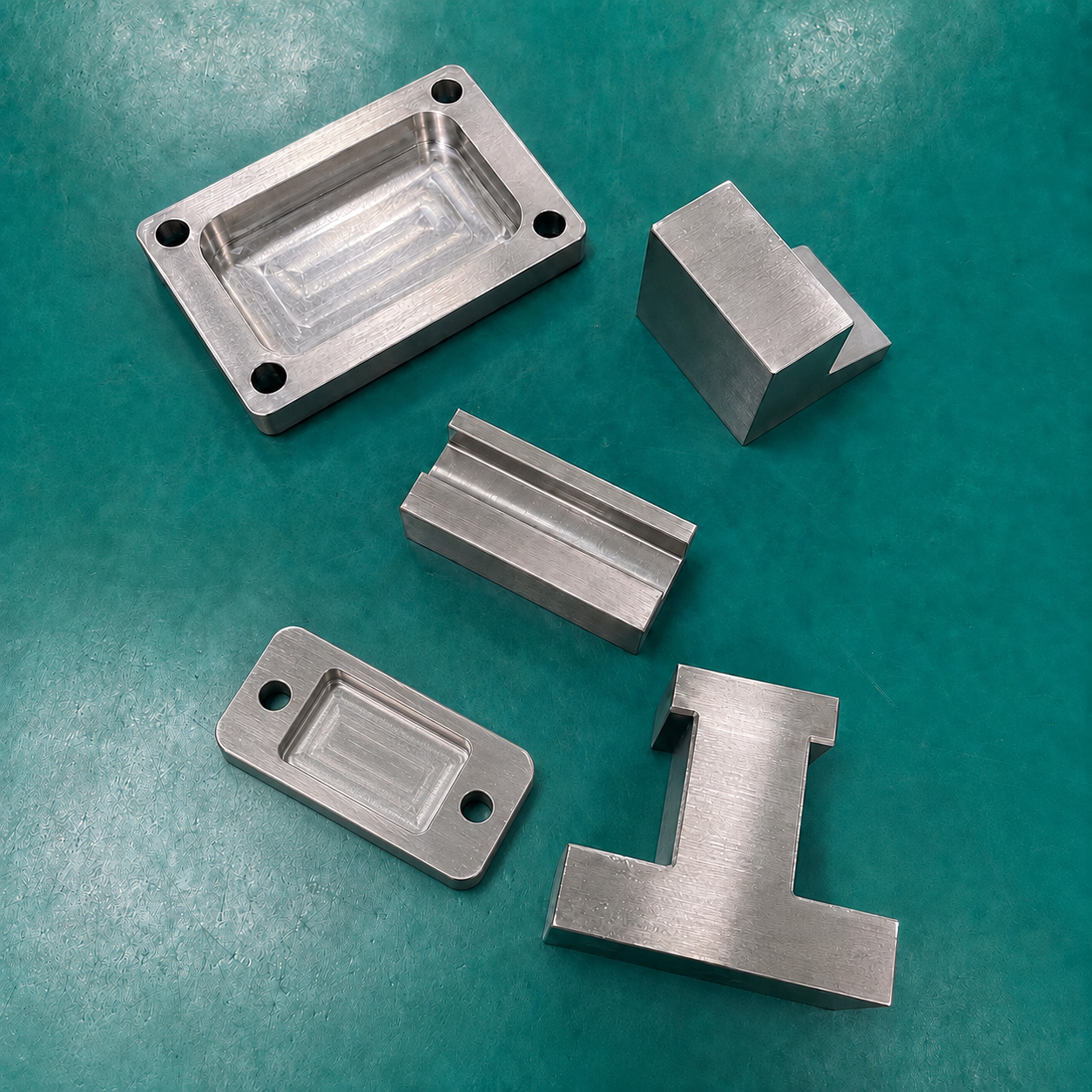 Custom CNC milled stainless steel components