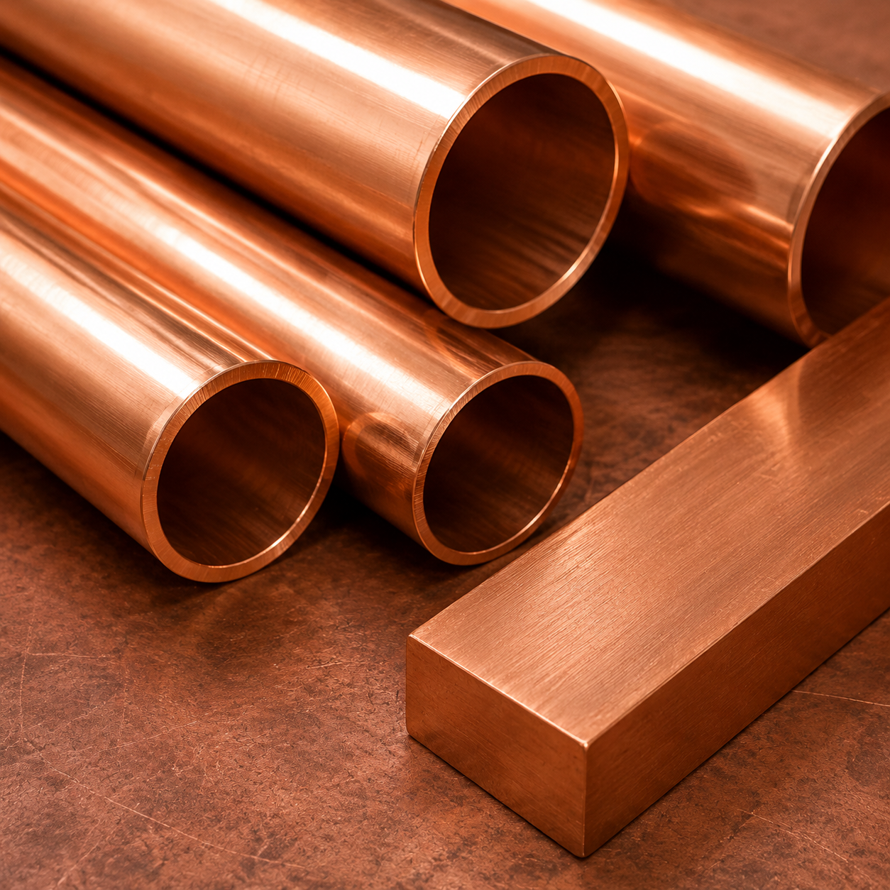 Copper materials for CNC machining