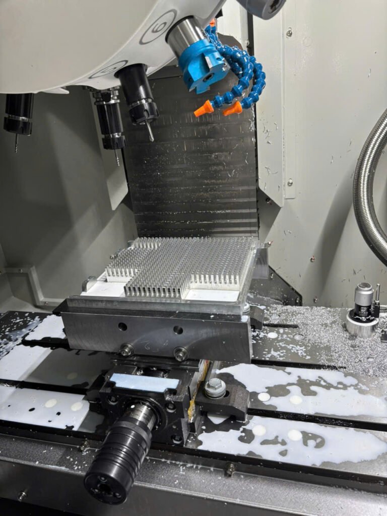 Small batch of custom CNC machined components for low-volume production