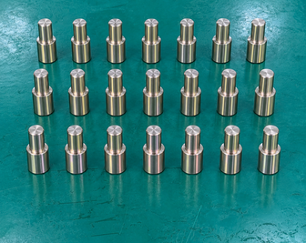 Mass-produced stainless-steel CNC turned collar pins