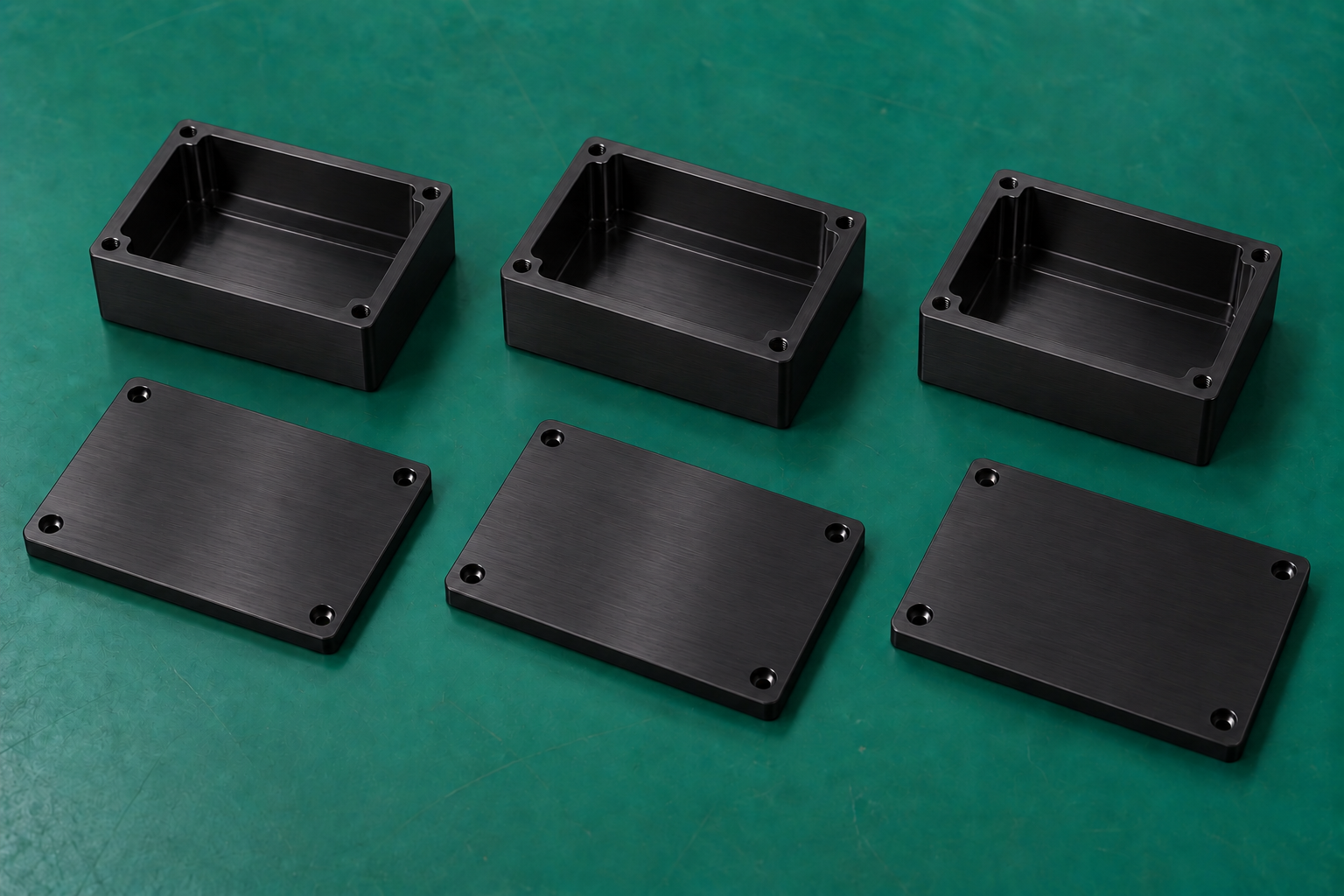 Manufacturing quote review with a technical drawing and custom machined part