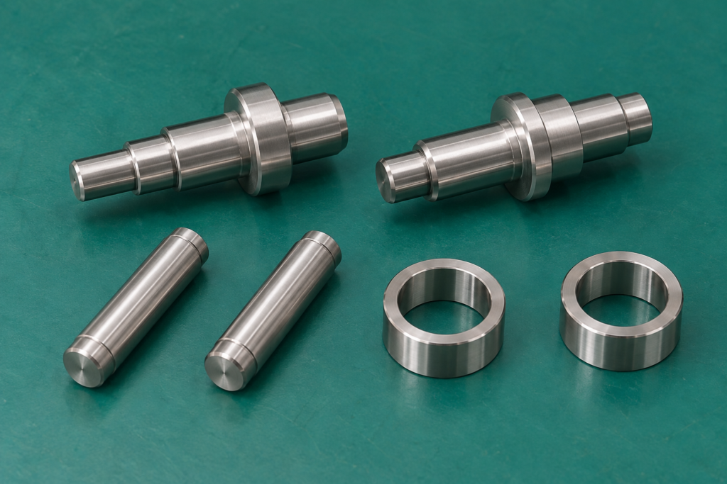 Custom mechanical parts prepared for an overseas manufacturing order from Vietnam