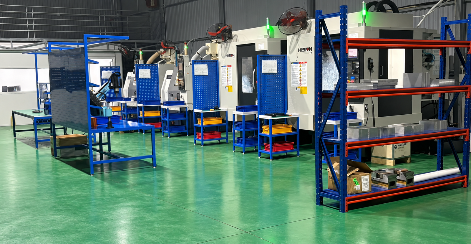 CNC manufacturing workshop in Vietnam